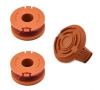 Tidgel Lot de 2 bobines de débroussailleuse avec capuchon d'alimentation automatique pour Worx WG150 WG160 WG175 pour Macallister MC186 pour McGregor MET2523 pour jardin