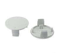 Tidgel Lot de 2 cache-bobines de rechange pour débroussailleuse Bosch AFS 23-37 en plastique ABS Gris