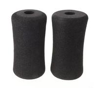 Tidgel Lot de 2 coussinets de rechange en mousse haute densité pour banc de musculation - 22 à 25 mm - Noir (80 x 180)