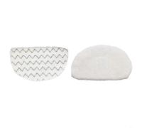 Tidgel Lot de 2 housses lavables en microfibre pour balai à vapeur Bissell pour PowerFresh séries 1940 1806 1544 1440, tampons de nettoyage réutilisables