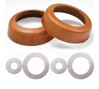 Tidgel Lot de 2 manchons en cuir pour pompe à poignée de type 75, diamètre intérieur de 53 mm pour collier de piston et joint torique, joint d'étanchéité pour l'entretien de l'eau de jardin