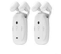 Tidgel Lot de 2 moteurs électriques intelligents pour rideaux électriques Tuya pour moteur intelligent Zigbee avec batterie de 4000 mAh, réglage automatique de la lumière et de la température