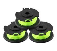 Tidgel Lot de 3 bobines de fil de rechange pour débroussailleuse sans fil Ryobi RAC143 36 V, nylon ABS durable, recharge d'alimentation automatique pour modèles RL6B33 RY36L3A-0