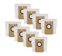 Tidgel Lot de 3 sacs à poussière jetables de 3,5 l avec filtration efficace et tissu non tissé, compatibles avec BObsweep, Dustin et Orb-i, blanc, lot de 3 (lot de 8)