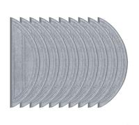 Tidgel Lot de 4 chiffons en microfibre compatibles avec les aspirateurs Roborock Q10 S5/S5+/Q10 VF/VF+/Q10V/Q10V+, lot de 4