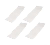 Tidgel Lot de 4 éponges de cheminée au bioéthanol - 30 x 20 x 0,6 cm - Fibre CMS résistante à la chaleur - Doublure de sécurité pour cheminée - Prévention des fuites de carburant - Blanc