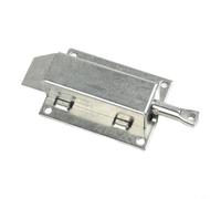 Tidgel Lot de 4 loquets de collision en acier inoxydable pour porte de van, remorque, camping-car, tête de verrouillage en acier 304, 101 x 49 mm