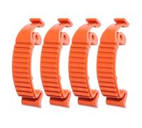 Tidgel Lot de 5 fermoirs à clipser pour couvercle de cylindre supérieur pour tronçonneuse modèles 440E 445 450 450E 570 575 576 346 351 353 359, pièce de rechange en plastique