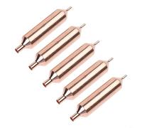 Tidgel Lot de 5 filtres de réfrigérateur en cuivre avec tamis moléculaire, 3 mm ID pour purification de l'eau CVC, fin et extra épais (B)