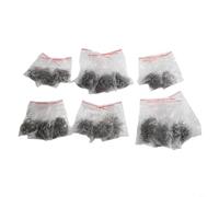 Tidgel Lot de 600 clous de soudure en acier inoxydable et plastique - 6 tailles - 0,6/0,8 mm - Pour agrafeuse à chaud - Kit de réparation de fissures pour tableau de bord Fender (1800)