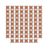 Tidgel Lot de 70 commutateurs linéaires silencieux pré-lubrifiés pour Outemu V2/V3, 5 broches stables et silencieux, pour jeu et saisie, vert citron/pêche (C)