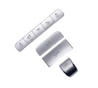 Tidgel Lot de 8 patchs argentés pour bouton de lampe de lecture de toit pour Mercedes Benz pour GLB GLA CLA EQB EQA B 2020-2026 Garniture intérieure