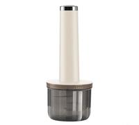 Tidgel Mini hachoir à viande électrique rechargeable par USB pour purée d'ail et de légumes, hachoir portable à faible bruit pour le camping (blanc)