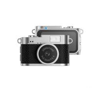 Tidgel Mini porte-clés caméra 1440p 2MP avec écran de 1,44", caméra vidéo portable rétro pour étudiants, voyage, Type-C, prend en charge 128 Go TF (noir)