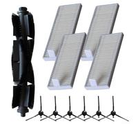 Tidgel Pièces de rechange pour aspirateur robot Eureka Lvac Voice Nuo, ensemble de brosse principale avec brosses latérales et écrans filtrants