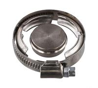 Tidgel Plaque d'obturation de vanne EGR, collier de valve de recirculation de gaz d'échappement en alliage d'aluminium, valve de recirculation de gaz d'échappement de voiture 1,9 DCI