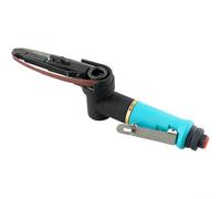 Tidgel Ponceuse à bande pneumatique, ensemble de ponceuse à bande pour ponçage pneumatique - 16500 tr/min, entrée d'air 6,35 mm, longueur de courroie 330 mm, dérouille et polissage - Poignée compacte