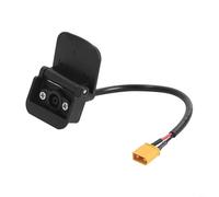 Tidgel Port de charge, compatible avec Kukirin pour trottinette électrique G2 Max, tête de cric de rechange standard, accessoire de connexion sécurisé, noir