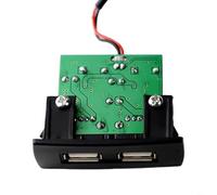 Tidgel Port de charge USB pour Mercedes-Benz Vito 2016-2020, interface de chargeur de voiture 2,4 A, prise de console ABS à installation rapide, noir