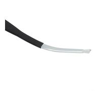 Tidgel Poteau de violon professionnel en acier inoxydable pour un réglage facile de la courbure et de la position, accessoire doré/argenté de 23,5 cm pour entretien d'orchestre (argenté)