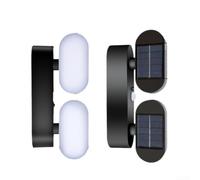 Tidgel Projecteur Extérieur ABS Résistant UV Projecteur Extérieur ABS | Ã clairage dirigÃ© pour vers le bas, capteur auto, pour idÃ©al pour entrÃ©es et murs, design noir