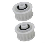 Tidgel Roulement de poulie d'entraînement de rechange 3883645, pour robot nettoyeur Dolphin Pool Plus, pour TRITON, pièce de réparation d'arbre de chenille, blanc (2 pièces)