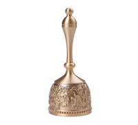 Tidgel Sonnette en Laiton Massif 12.5cm Style pour rétro Sonnette en | Laiton massif , finition cuivrée, style pour rétro élégant, pour idéal décoration murale table