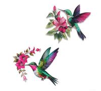 Tidgel Statue pour colibri Métal Rustique pour Clôture Statue pour colibri