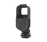 Tidgel Support adaptateur griffe pour DJI pour OSMO, pour Nano, support double caméra à 360° avec verrouillage, cadre de protection pour vlogging et filmage d'action