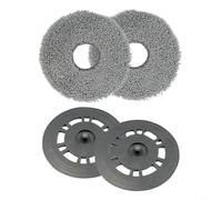 Tidgel Support de balai en plastique et microfibre avec 2 supports et 2 chiffons pour aspirateur Dreame pour Mova E40 Ultra