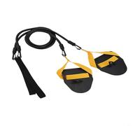 Tidgel Swim Dryland Bande de résistance avec pagaies, élastique réglable en TPE pour salle de sport à domicile et entraînement à la piscine (bleu 18,1 kg)