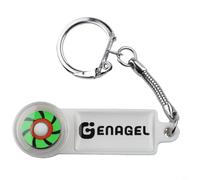 Tidgel Testeur de rotation de vanne électromagnétique et pompe de circulation - Outil de détection CA pour diagnostic de direction du moteur avec indicateur magnétique et porte-clés portable (blanc)