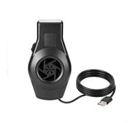 Tidgel Ventilateur de refroidissement USB pour aquarium, silencieux à 2 vitesses avec construction ABS, montage mural, pour aquariums jusqu'à 20 L, noir facile et rapide à utiliser