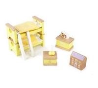 Tidlo BOIS DOLLHOUSE Chambre Jaune G