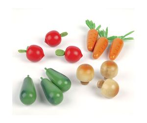 Tidlo Wooden Winter Vegetables - Play Food Set, 15 x 12 x 6 cm