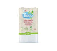 Tidoo Care Coton Maxi Carrés Bio 50 cotons