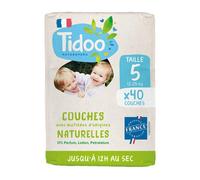Tidoo Couche Écolabellisée France Taille 5 12-25kg 40 Pièces
