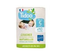Tidoo Couche Écolabellisée France Taille 5 12-25kg 40 Pièces