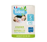 Tidoo Couche Écolabellisée Taille 5 (12-25 kg) - 40 couches