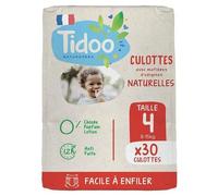 Tidoo Culotte Écologique T4 8-15kg 30 Culottes Multicolore