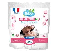 Tidoo Family Pads Rectangles de coton Bio Paquet de 150