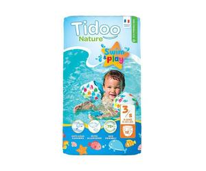 Tidoo Nature Swim &amp Play Couche de Bain Taille 3 12 couches jetables