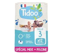 Tidoo Nature Swim & Play Couche de Bain Taille 3 12 couches jetables