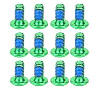 TIDTALEO 1 Boîte Vis de Fixation de Frein en Acier Titane pour Vélo de Montagne M5x10mm, Résistance la Température Élevée, Haute Solidité, pour Vélos Électriques et Hybrides