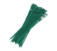 TIDTALEO 100 Attaches Plastiques Vertes Réutilisables D'épine de Poisson pour Fixation Sécurisée des Tiges, pour Plantes Grimpantes Jardins et Cours