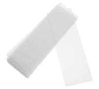 TIDTALEO 10pcs Housses pour Signets en Pvc Transparent Trous, Porte-marque-page Solide et Polyvalent pour Lecture et Diy, Formes Créatives et Design Simple