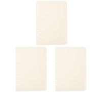 TIDTALEO 15 Pièces Intercalaires de Classeur Amovibles en Papier Blanc A5, Onglets Écrits pour Organiser Classeurs, Fournitures de Bureau pour Usage Bureau