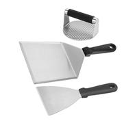 TIDTALEO 1ensemble Set De Pression à Burger Acier Inoxydable Ustensile De Barbecue Robuste Pour Préparation De Steak Et Patties Outil De Cuisine Pratique Pour Grillades Et Viandes