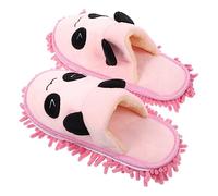 TIDTALEO 1Paire Pantoufles de Nettoyage Microfibre de Réutilisables pour Nettoyage Silencieux Sols Fenêtres Surfaces Adorable