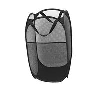 TIDTALEO 1pièces Panier Linge Pliable Fil Acier Pour Vêtements Pantalons Soutien-gorge Noir